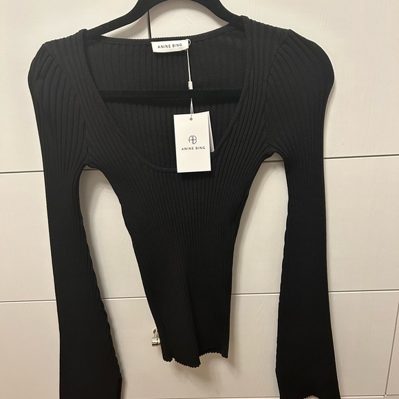 NWT. Anine Bing black scarlet sweater - Picture 3 of 6